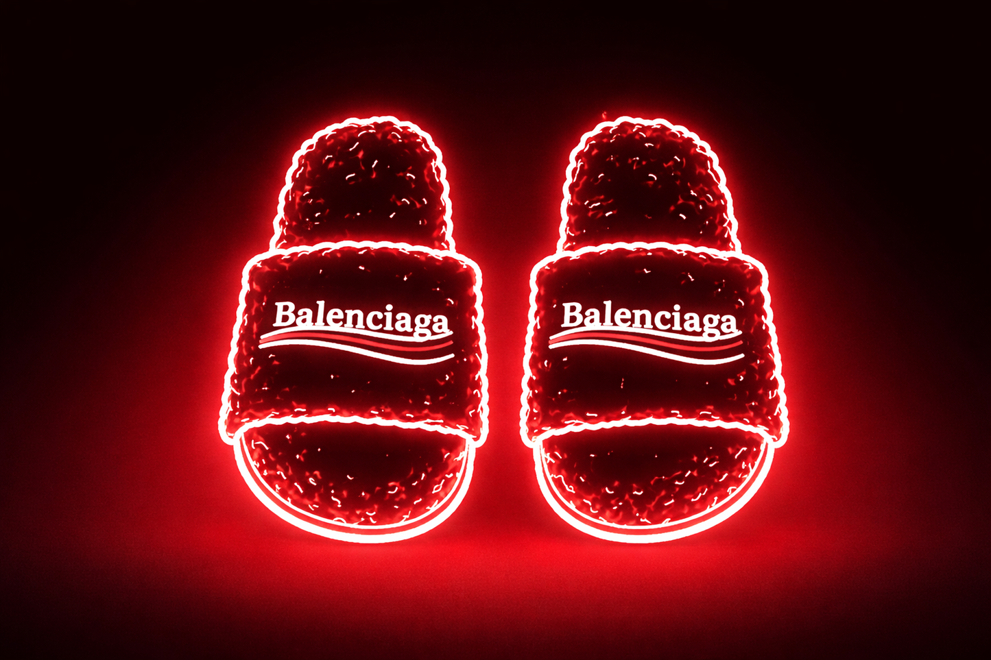 BALENCIAGA FUR SILDES FACTORY